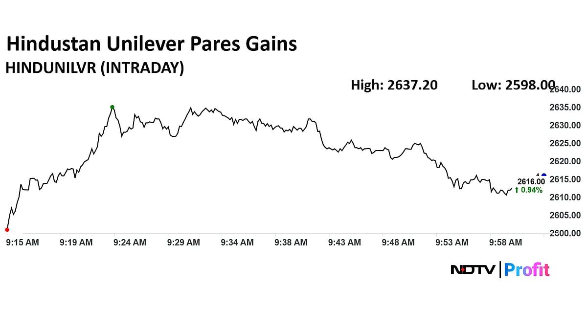 Hindustan Unilever Share Price Hits Over One-Month High Before Second-Quarter Results