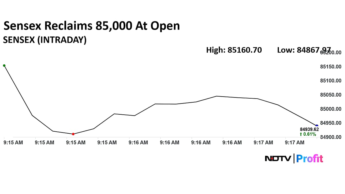Stock Market LIVE: Nifty Reclaims 26,00 For First In Over 52 Weeks; Sensex Rises Above 85,000