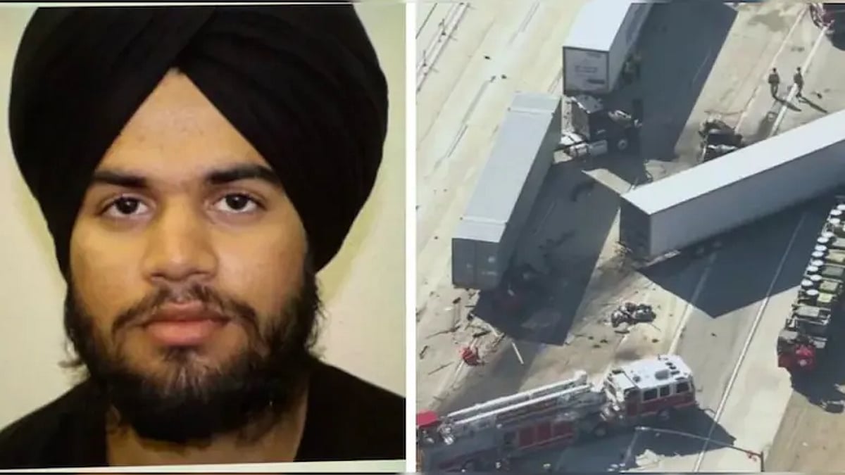 Indian-Origin Driver Who Illegally Crossed Into US Crashes Truck, Killing Three| Watch