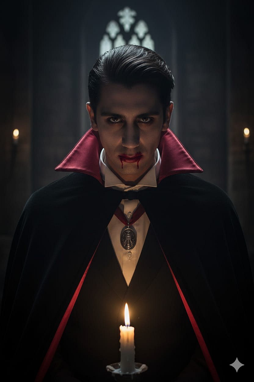 <div class="paragraphs"><p>Dracula look created using Google Gemini.</p></div>