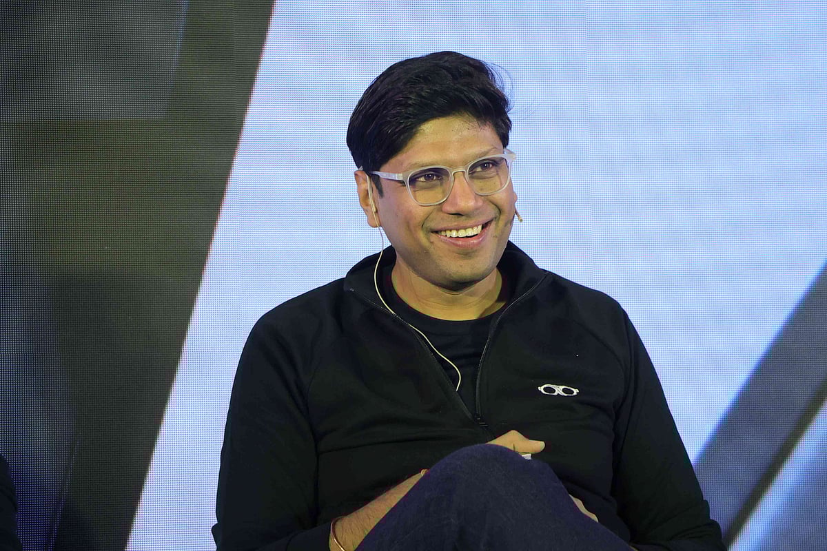 <div class="paragraphs"><p>Peyush Bansal, Co-Founder &amp; CEO, addressing the audience at the Lenskart IPO event. (Image: Company)</p></div>