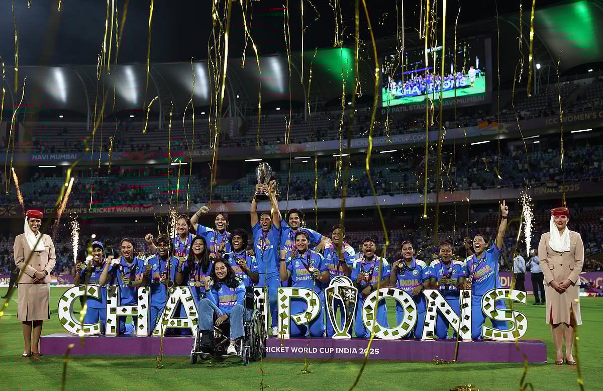In Pictures: India’s Golden Girls Shine In World Cup Glory At DY Patil Stadium
