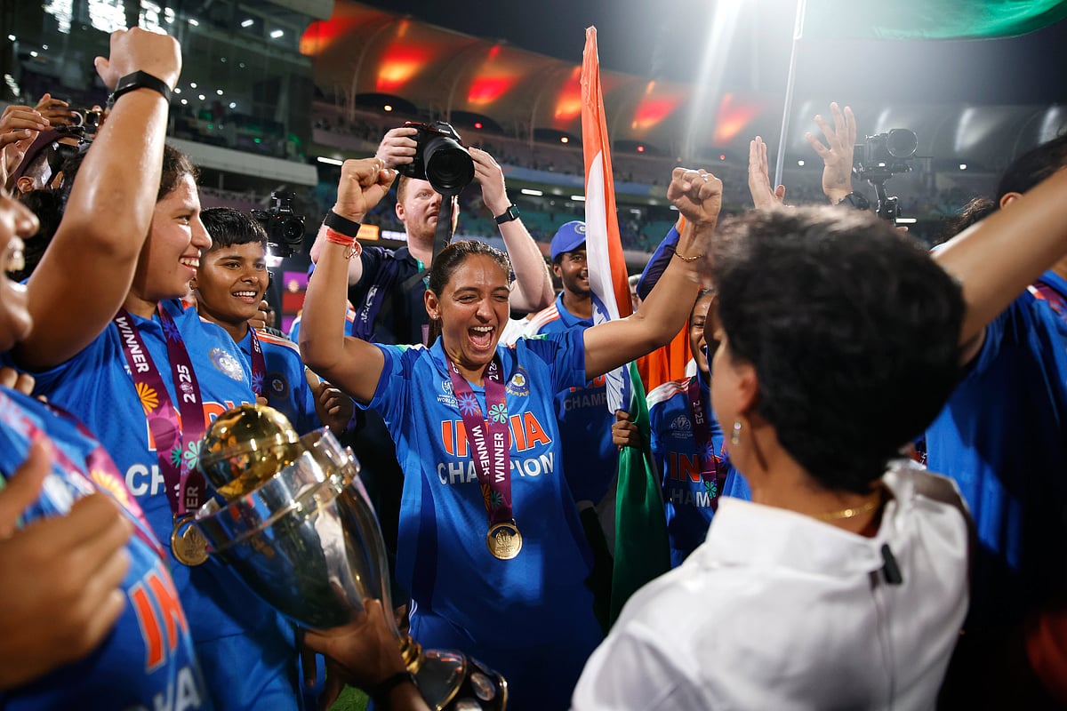 In Pictures: India’s Golden Girls Shine In World Cup Glory At DY Patil Stadium