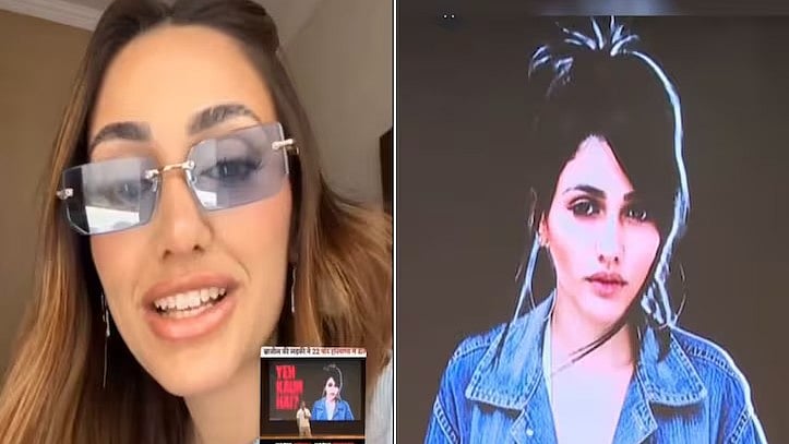 <div class="paragraphs"><p>In a widely shared video, the woman, identified as Larissa Nery, says the photograph Gandhi cited at a press conference was taken when she was about 20. (Photo: NDTV website)</p></div>