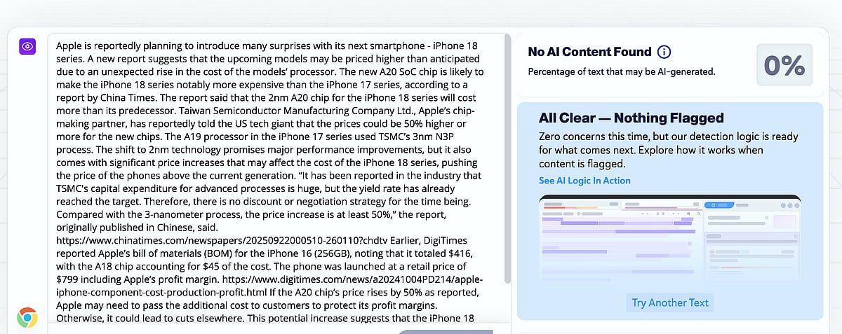 iPhone 18 Series May Cost More Due To Costlier A20 Chip: Report