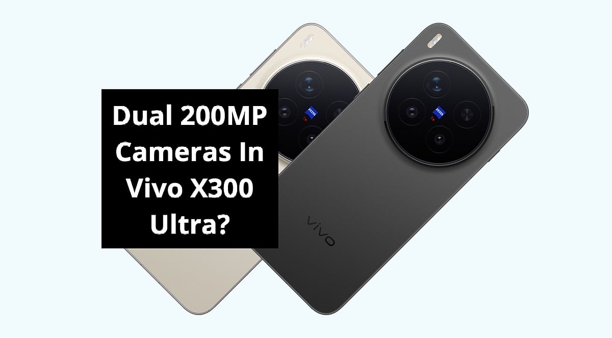 <div class="paragraphs"><p>The Vivo X300 series, comprising the X300 and X300 Pro, recently launched.&nbsp;In a first for the smartphone world, the Vivo X300 Ultra may debut twin 200MP cameras, as per a recent leak. (Source: Vivo)</p></div>