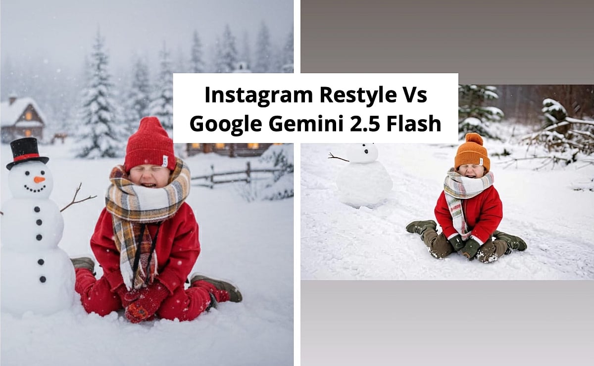 Instagram Restyle Vs Google Gemini 2.5 Flash: Which AI Photo Editing Tool Is Better?
