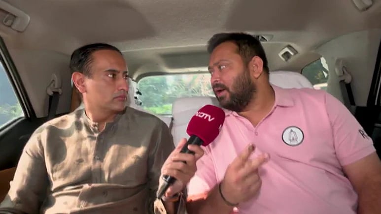 <div class="paragraphs"><p>In an exclusive interview, Rashtriya Janata Dal (RJD) leader Tejashwi Yadav talks to NDTV's Editor-in-Chief Rahul Kanwal in Purnia. (Photo: NDTV)</p></div>