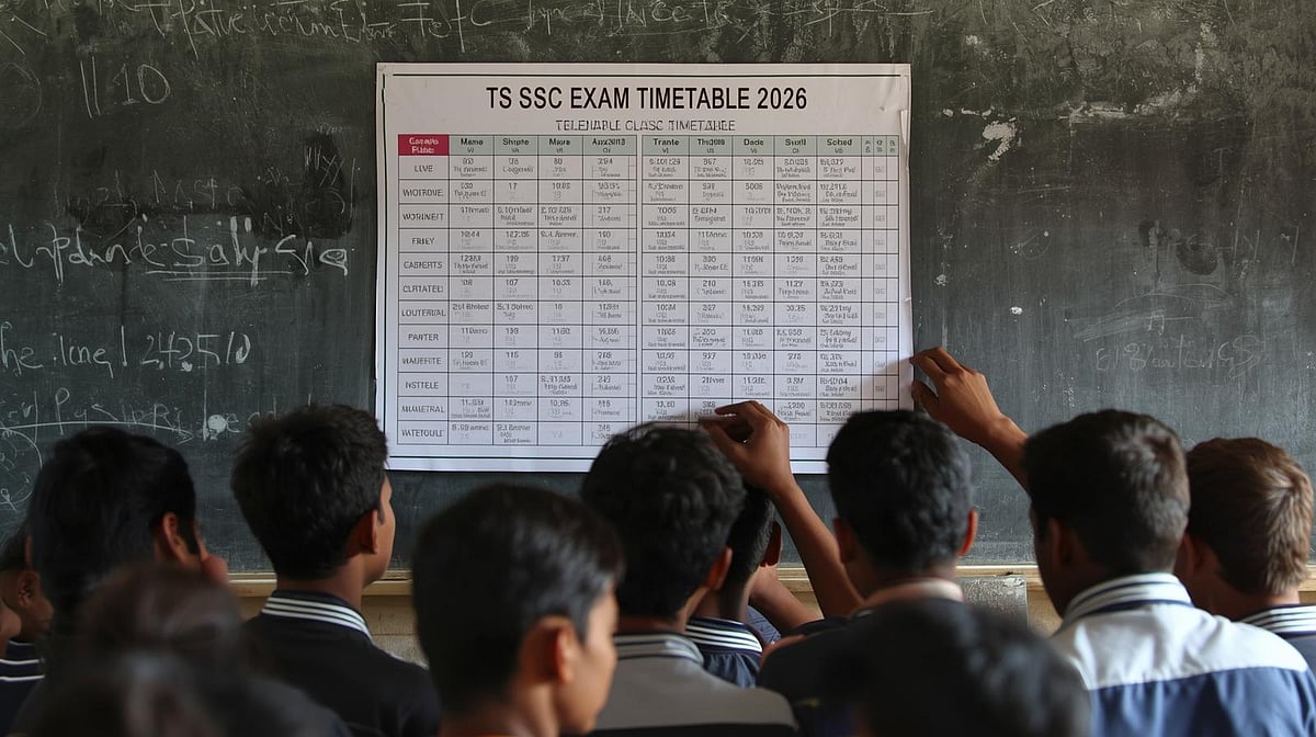 TS SSC Exam Timetable 2026