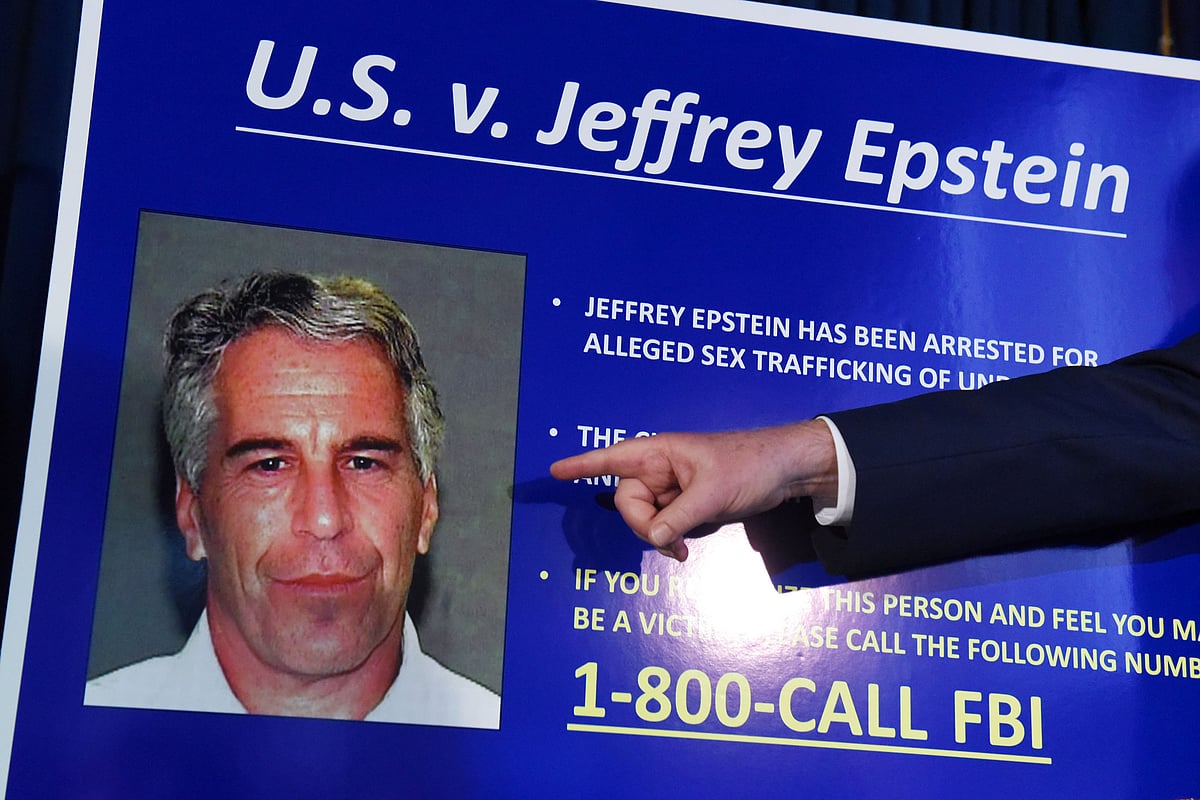 <div class="paragraphs"><p>An image of Jeffery Epstein during a news conference in 2019. (Photographer: Stephanie Keith/Getty Images)</p></div>