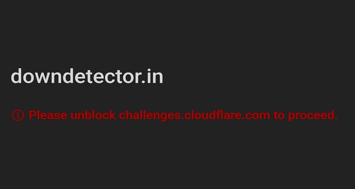 <div class="paragraphs"><p>Instead of a standard “site down” message, millions of users have encountered a confusing Cloudflare error — “Please Unblock Challenges.Cloudflare.com to Proceed”. (Source: DownDetector)</p></div>