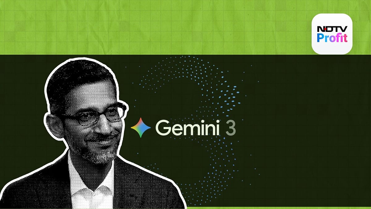 <div class="paragraphs"><p>Sundar Pichai announced the launch of Gemini 3 (Photo: NDTV Profit)</p></div>