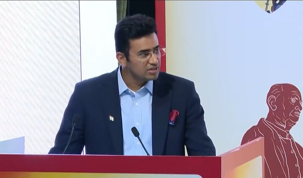 <div class="paragraphs"><p>(Photo credit: Tejasvi Surya's X profile)</p></div>