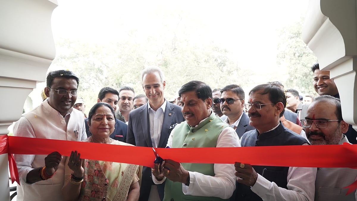 <div class="paragraphs"><p>Madhya Pradesh Chief Minister Mohan Yadav inaugurating Oberoi Group's Rajgarh Palace.&nbsp;</p></div>