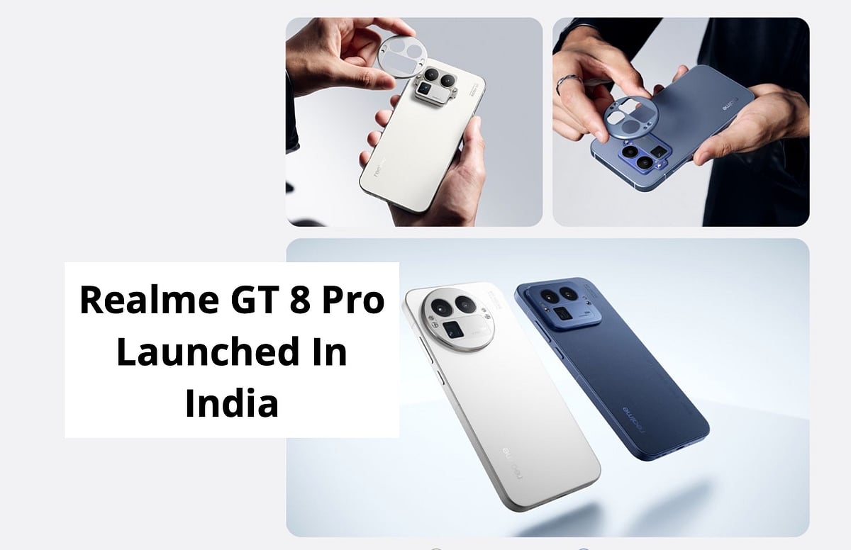 <div class="paragraphs"><p>Realme has  launched the Realme GT 8 Pro in India with Ricoh GR co-engineered camera system, Snapdragon 8 Elite Gen 5 processor, and a 7,000mAh battery. A look at its price in India, full specs and features. (Source: Realme)</p></div>