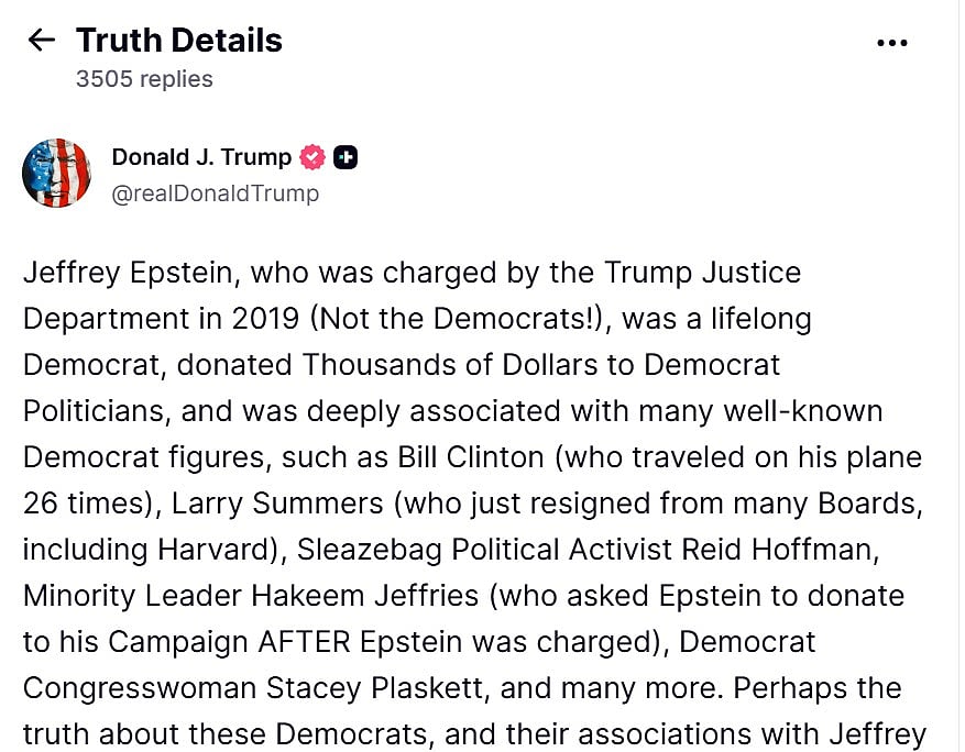 Donald Trump Signs Bill To Release Epstein Files After Stunning U-Turn
