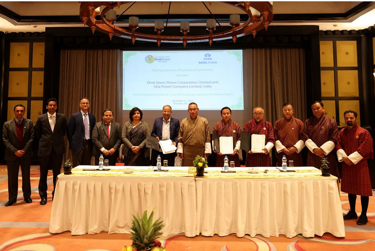 Tata Power Commits Rs 1,527 Crore For Bhutan's 1,125 MW Hydroelectric Power Project
