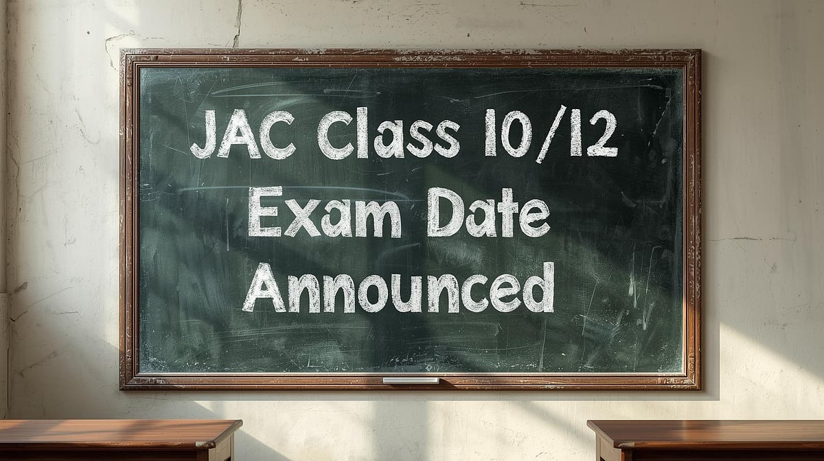 JAC Board Exam Date Sheet 2026