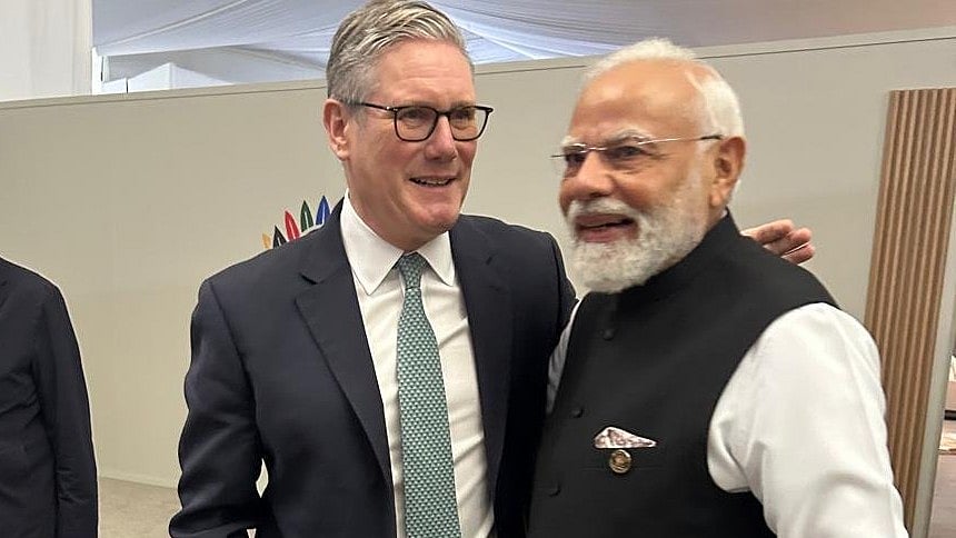 <div class="paragraphs"><p>PM Modi meets British PM Keir Starmer at G20. (Image: PM Modi's X account)</p></div>