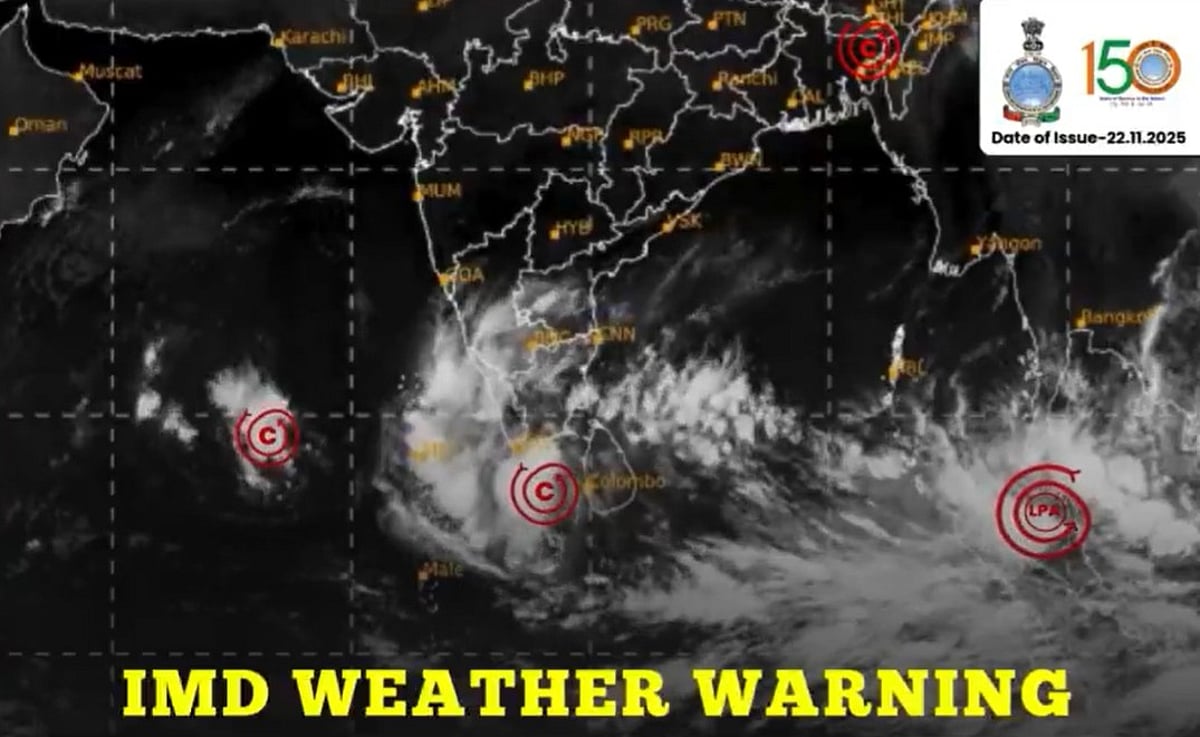 Cyclone Over Bay Of Bengal? IMD Warns  Of Heavy Rainfall In Tamil Nadu, Kerala