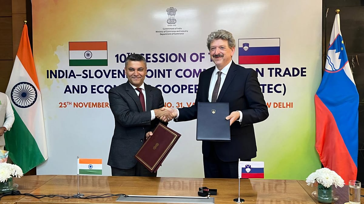 <div class="paragraphs"><p>Bilateral trade between India and Slovenia has shown a consistent upward trajectory over the past several years.</p><p><br></p></div>