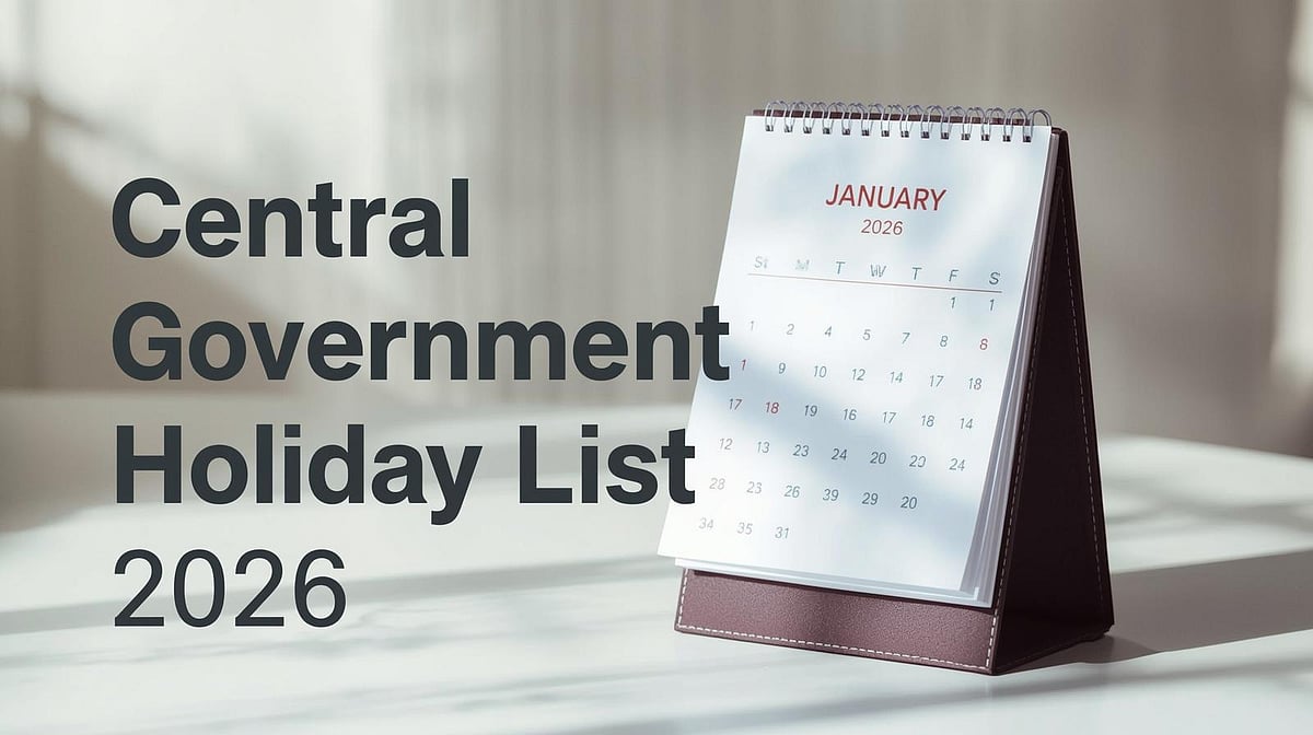 2026 Central Government Holiday List