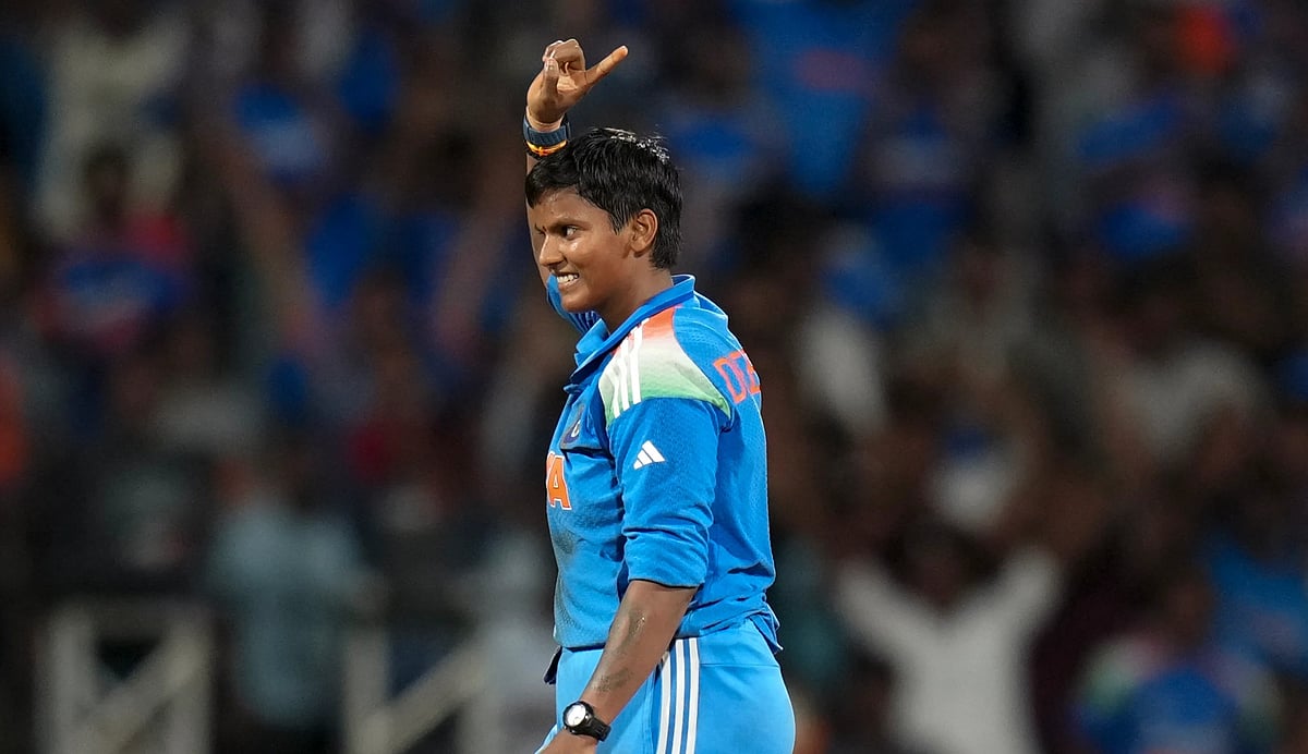 <div class="paragraphs"><p>Deepti Sharma fetched the big bucks at the WPL auction as UP Warriorz used the Right to Match card for the India all-rounder, securing her services for Rs 3.20 crore. (PTI Photo/Kunal Patil)</p></div>