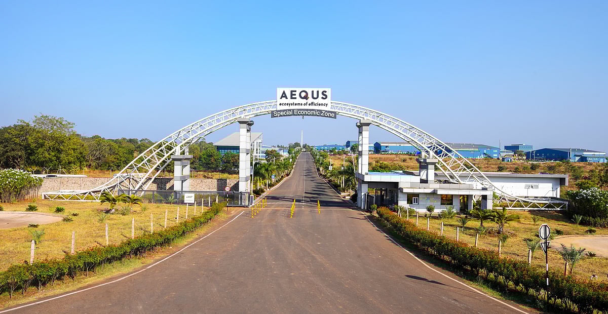 <div class="paragraphs"><p>Aequs Special Economic Zone (SEZ) in Belagavi. (Image: X profile)</p></div>