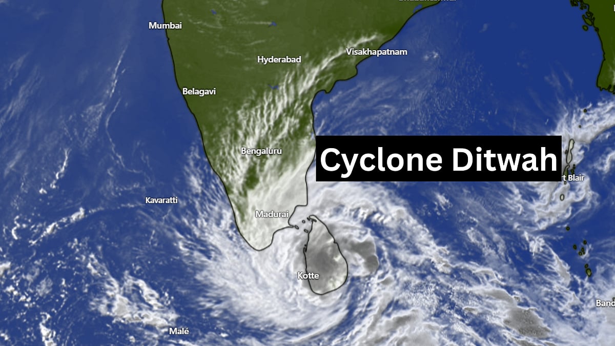 Cyclone Ditwah: Live Tracker, Path, Landfall Date And Place; Tamil Nadu Coasts On High Alert