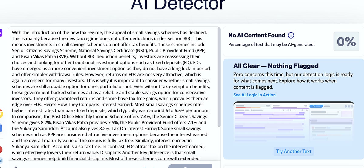 Small Savings Schemes Vs Fixed Deposits - What's The Wiser Investment Bet For Taxpayers?