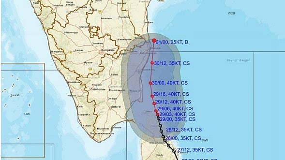 <div class="paragraphs"><p>Heavy rainfall is very likely over Tamil Nadu between Nov. 29 and Dec. 1.&nbsp; (Photo: X/@Indiametdept)</p></div>