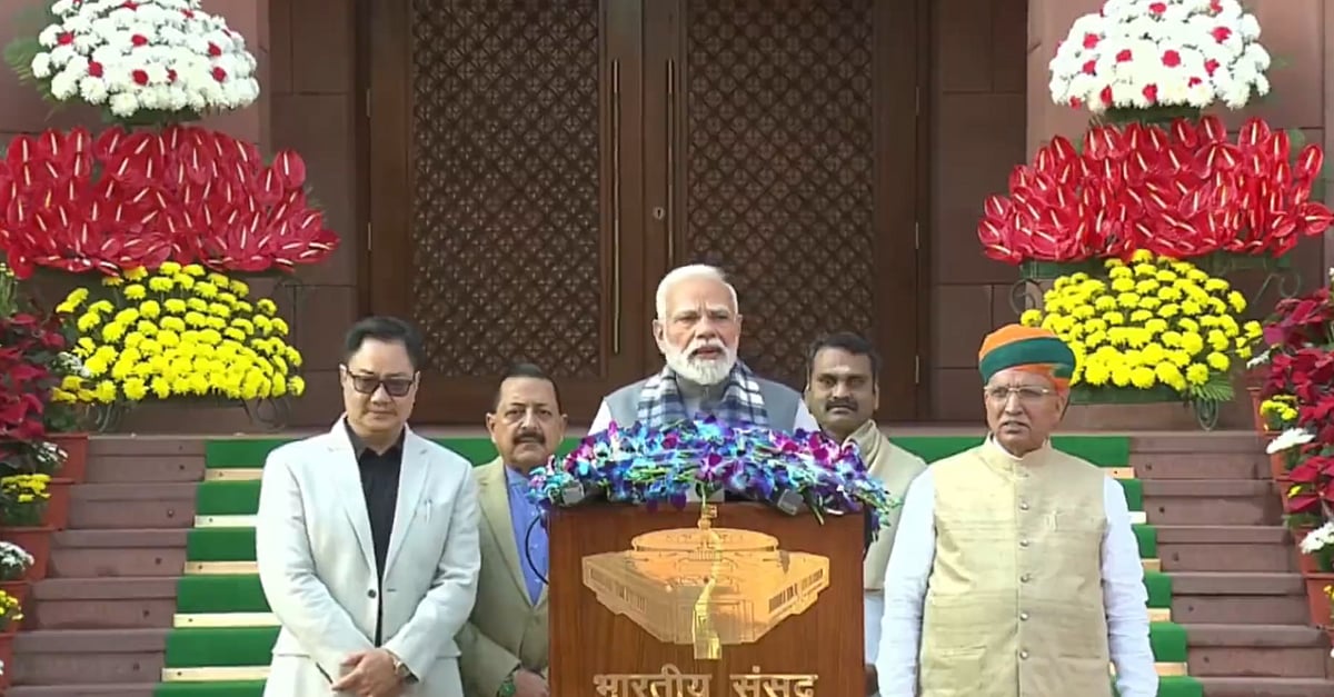 <div class="paragraphs"><p>Winter session begins on Monday. (Image Source: Narendra Modi/X)</p></div>