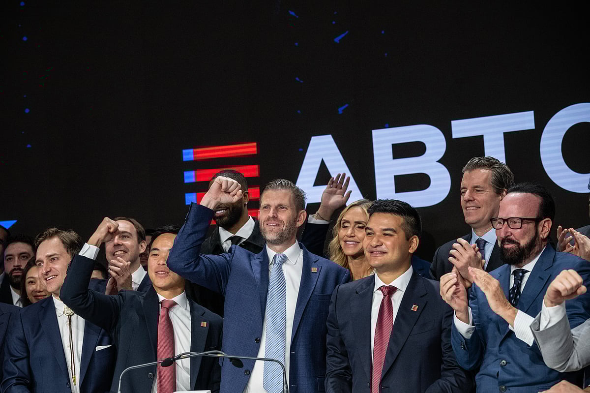 <div class="paragraphs"><p>Eric Trump ring the opening bell at the Nasdaq MarketSite in New York in Sept. 2025.Photographer: Victor J. Blue/Bloomberg</p></div>