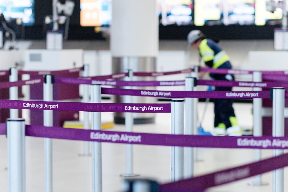 Edinburgh Airport Halts All Flights As Global Disruptions Mount