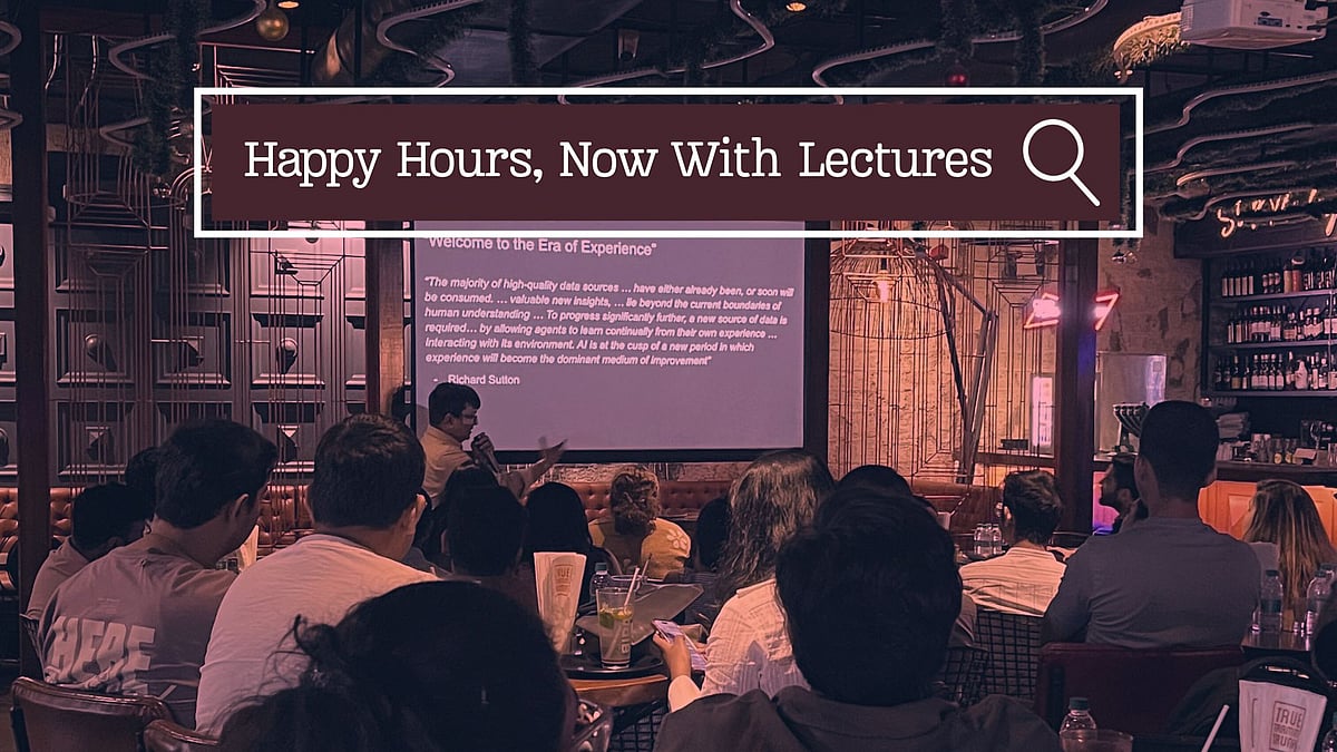 <div class="paragraphs"><p>A growing network of bar-lecture platforms is offering a quiet counterculture to digital fatigue. (Image Source: SOI, NDTV Profit)</p></div>
