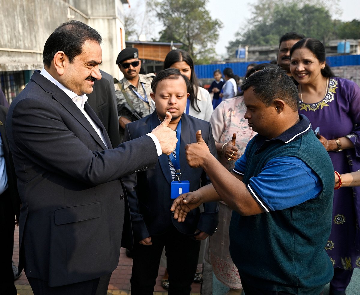 <div class="paragraphs"><p>Adani interacted with children with disabilities and listened to their feelings. (Photo: Adani Group)</p></div>