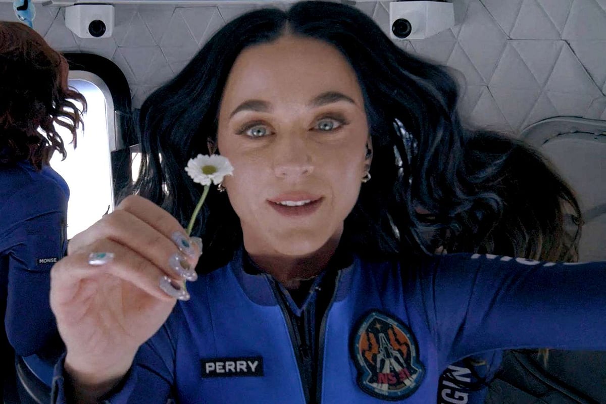 <div class="paragraphs"><p>Katy Perry went to space via a Blue Origin rocket.</p></div>