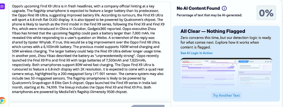 Oppo Find X9 Ultra Could Pack A Battery Larger Than 7,000 mAh