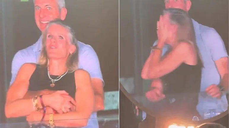 <div class="paragraphs"><p>One of the most sensational viral moments came from a Coldplay concert, where the kiss cam showed Astronomer CEO Andy Byron with the company’s HR head, Kristin Cabot. (Source: NDTV)</p></div>