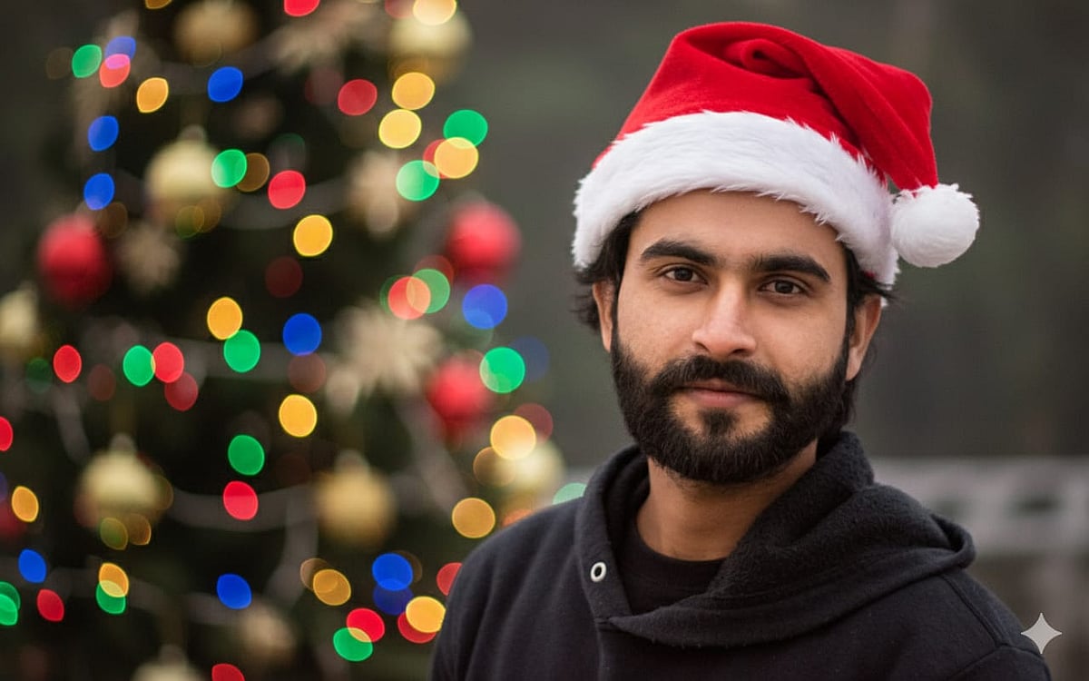 <div class="paragraphs"><p>Christmas portrait with Santa hat. (Source: Nano Banana Pro)</p></div>