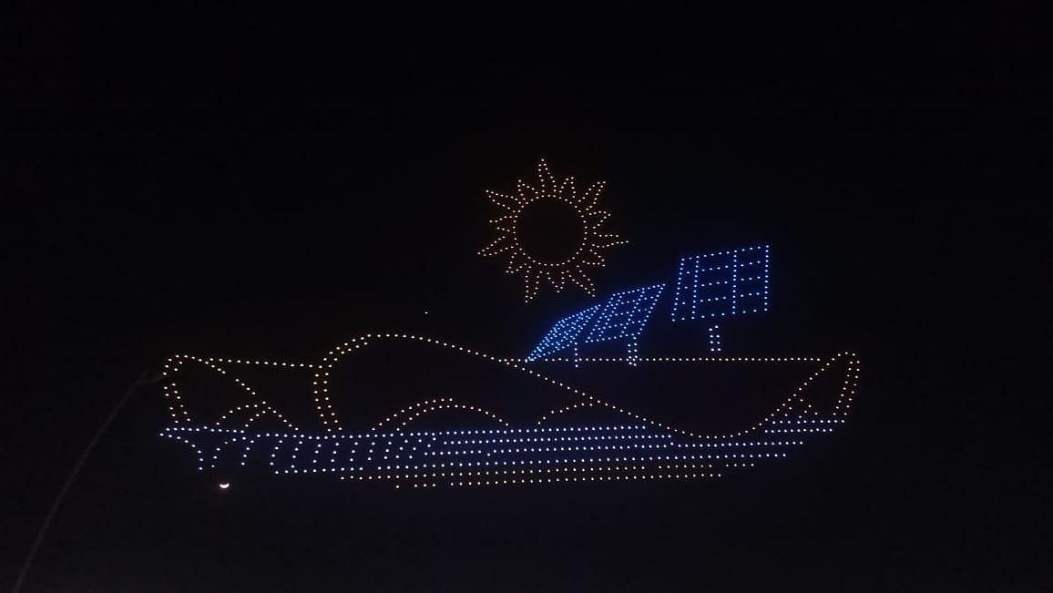 Over 1,500 Drones Deck The Sky Ahead Of Navi Mumbai International Airport Operational Launch