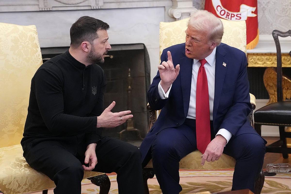 <div class="paragraphs"><p>Zelenskiy and Trump’s heated February Oval Office meeting was a source of much discussion around the world. (Photographer: Andrew Harnik/Getty Images North America/Bloomberg)</p></div>