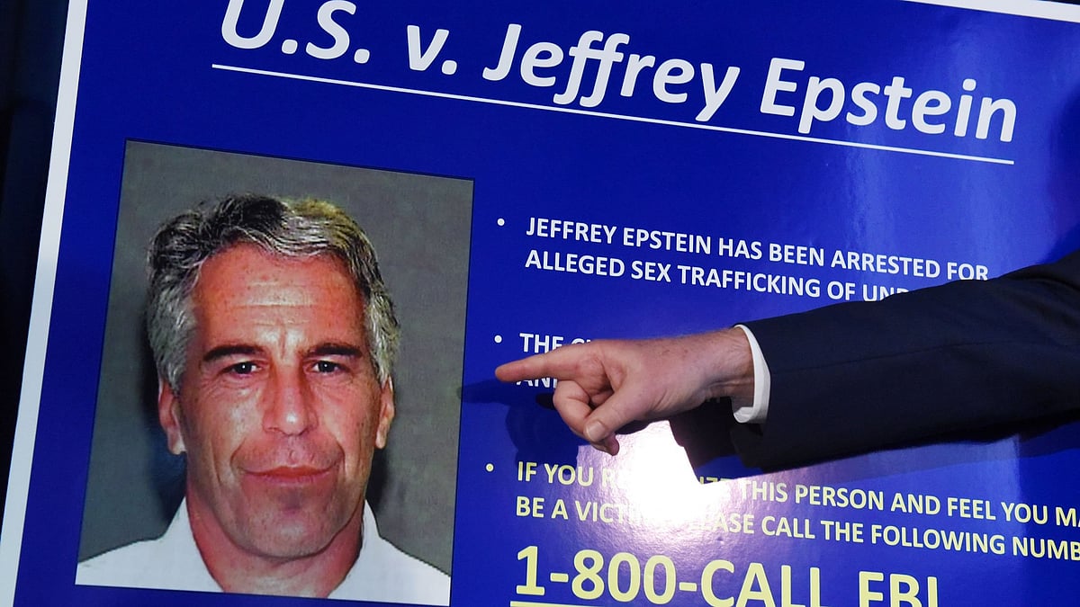 <div class="paragraphs"><p>An image of Jeffery Epstein during a news conference in 2019. (Photographer: Stephanie Keith/Getty Images)</p></div>