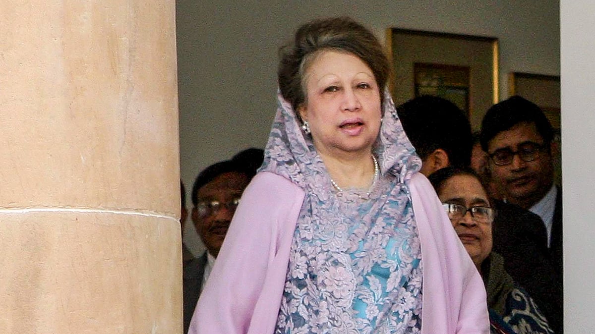 <div class="paragraphs"><p>Former prime minister of Bangladesh Khaleda Zia, in New Delhi in an old picture of 2012. (File Photo: PTI)</p></div>