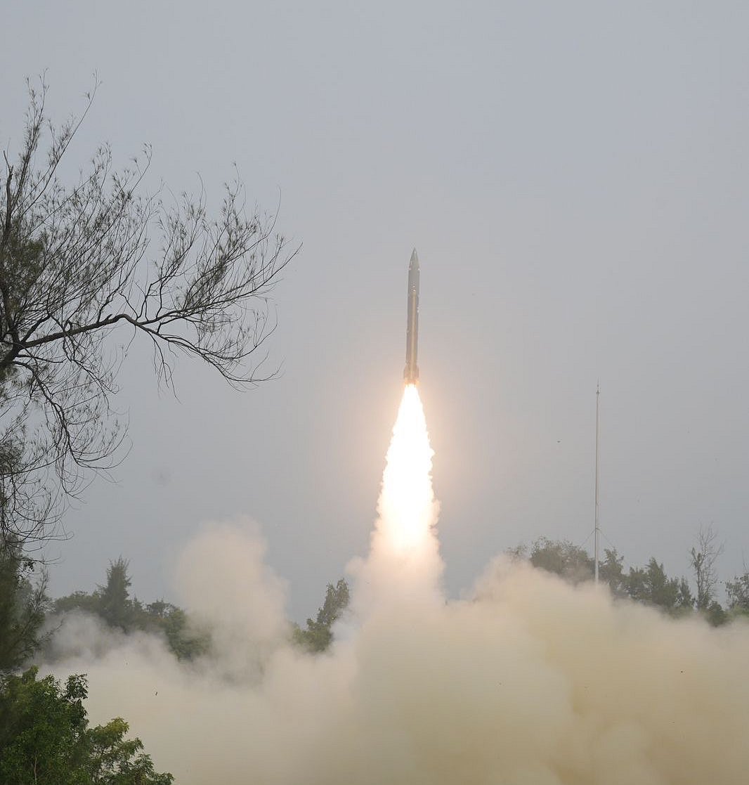 <div class="paragraphs"><p>Pralay missile capable of carrying multiple conventional warheads and has a range of 150 to 500 kms. (Image: DRDO)</p></div>