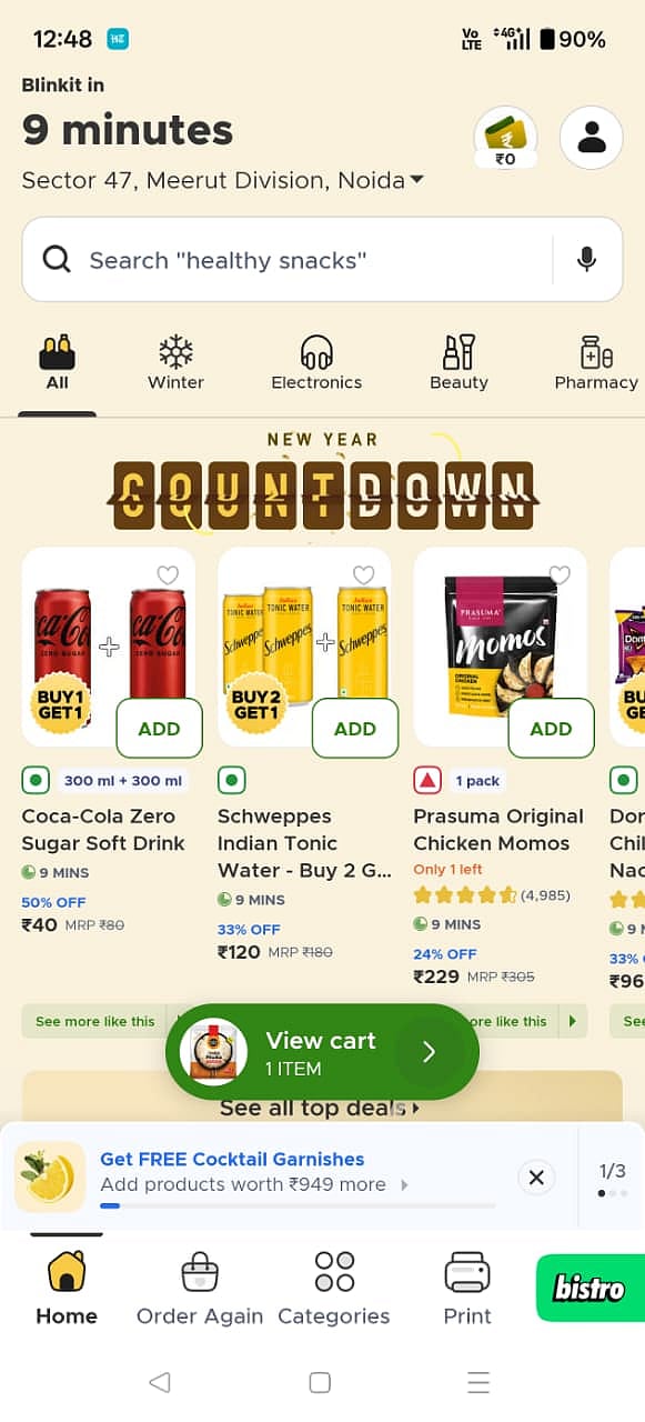 <div class="paragraphs"><p>Blinkit operations are running smoothly across Delhi, Noida, Greater Noida, Greater Noida West, Gurugram, and Faridabad</p></div>