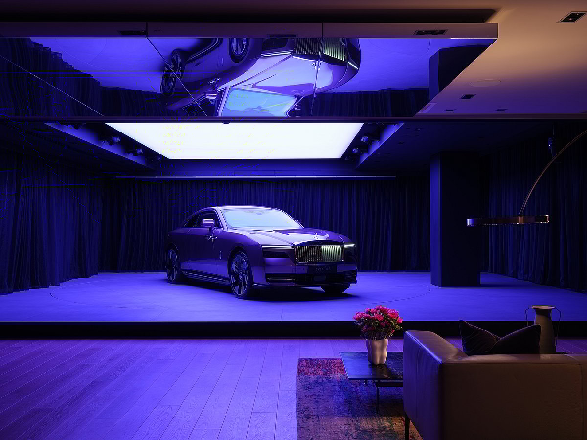 <div class="paragraphs"><p>A Rolls-Royce Spectre in the Presentation Suite in Goodwood. (Photographer: Murray Ballard/Bloomberg)</p></div>