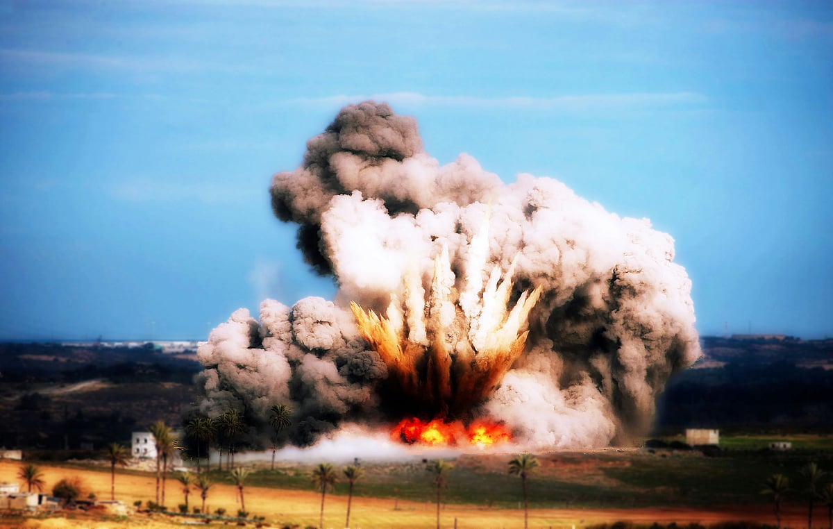 <div class="paragraphs"><p>Royal Air Force  Typhoon FGR4s, supported by a Voyager refuelling tanker, joined French aircraft in the joint strike on the underground facility.</p><p>(Representational image/ source: Emanuel Kypreos/ Unsplash)</p></div>