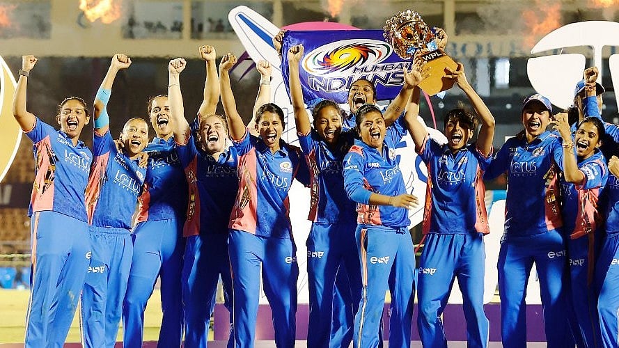 <div class="paragraphs"><p>Mumbai Indians have won two of the three WPL titles so far. (Photo:&nbsp;@wplt20/X)</p></div>