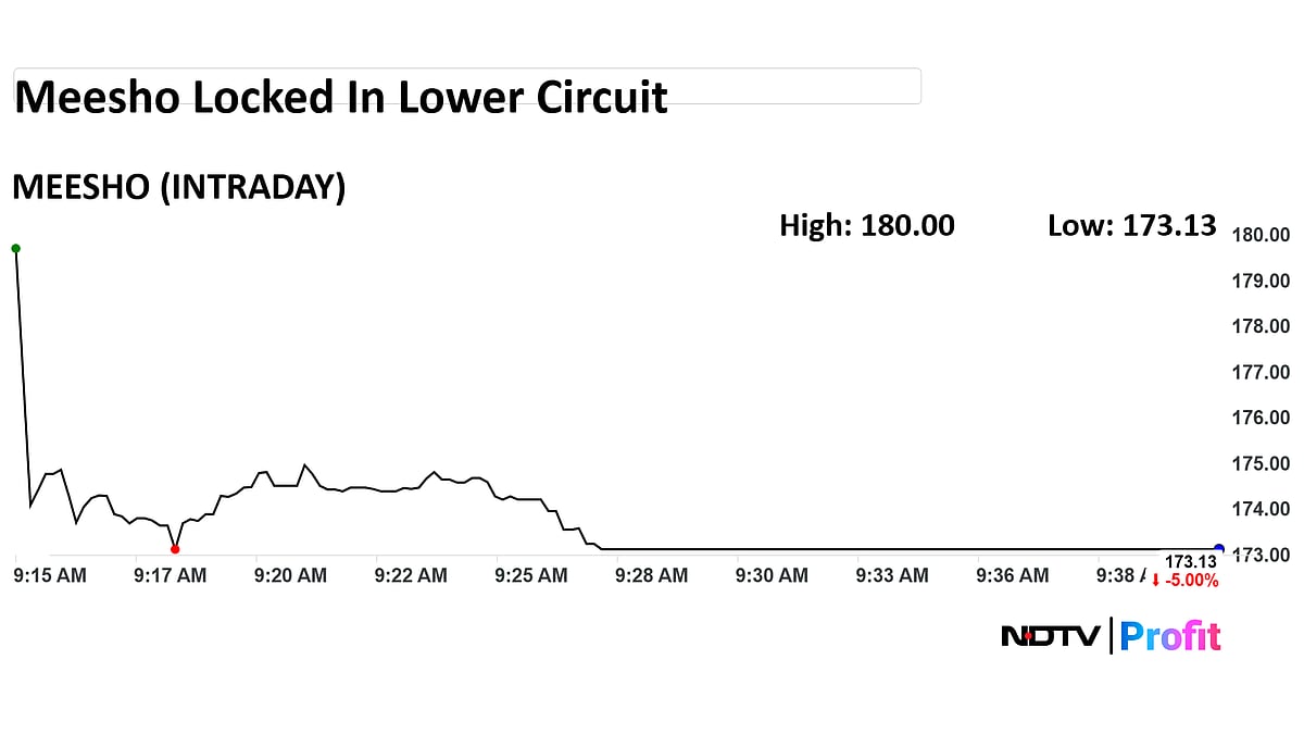 Meesho Shares Stuck In Lower Circuit As Shareholder Lock-In Expires